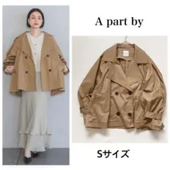 あいか企画】キャンディースリーブショートトレンチコート Sサイズ