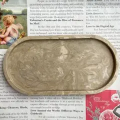 【ジェスモナイト】グレージュマーブルトレイ