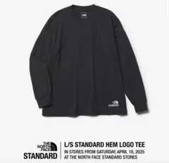 新品　ノースフェイス　スタンダード　ヘム　ロゴ　Tシャツ 長袖Tシャツ THE NORTH FACE 新品 ザ・ノースフェイス スタンダード STANDARD