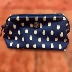 Tory Burch ペンギン柄 ポーチ ネイビー