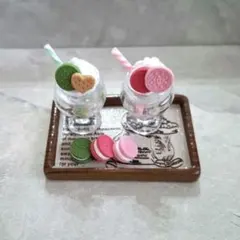 フェイクスイーツ　お菓子　クッキー　パフェ　ミニチュア
