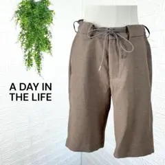 3970【A DAY IN THE LIFE】ショートパンツ ハーフパンツ 茶色
