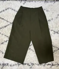 jeanasis ジーナシス　ガウチョパンツ ゴムウエスト