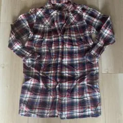 レディース　チェックシャツ　チュニック