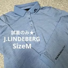 Jリンドバーグ 長袖 ポロシャツ 裏微起毛 ダンボール ライトブルー レディース