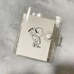 スヌーピー クリアミニバインダー 手帳
