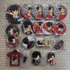 ハイキュー　黒尾鉄朗　まとめ売り　缶バッジ　アクリルスタンド　ラバーストラップ