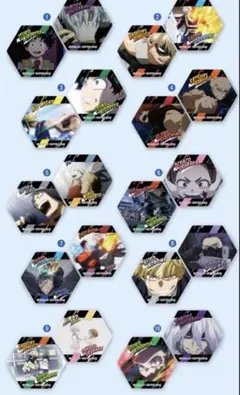 さ*や様 くら寿司ビッくらポン ヒロアカコラボ マグネットシート コンプリートセ