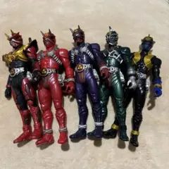 仮面ライダー 響鬼　ソフビ　5体セット