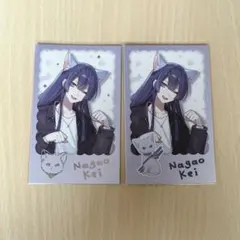 長尾景【わんにゃんdays vol.2】ランダムチェキ風カード - メルカリ