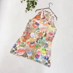 ZARA TRF タンクトップ　柄　Ｍ相当　薄手　夏のサムネイル