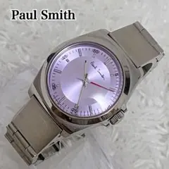 美品Paul Smith クローズドアイズ　パープル　新品電池のサムネイル