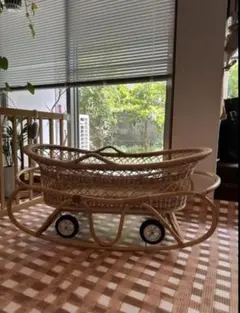 2025年最新】籐 ベビーベッドの人気アイテム - メルカリ