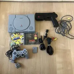 PlayStation 本体 ＋ガンコン＋ソフト2本セット