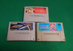 SFCソフト3本セット 奇々怪界黒マント アクスレイ ドラえもん3 - メルカリ