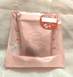 SAKURA2026スターバックス　ミニポーチピンク　　②