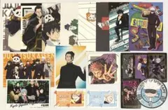 呪術廻戦 五条 夏油 伏黒 虎杖ブロマイド 名刺カード コースター ポストカード