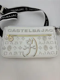 カステルバジャック シテ ショルダーバッグ 089151 シロ - メルカリ