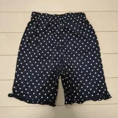 ドット柄 ハーフパンツ ハートポケット 95cm