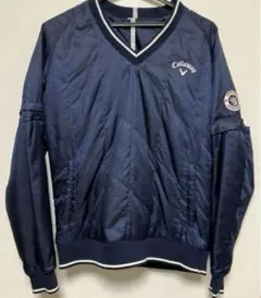 【キャロウェイ】2WAY×グラフィックデザイン 中綿ゴルフブルゾンジャケットL