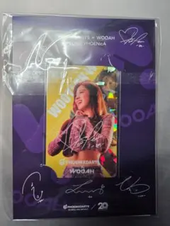 PHOENIXDARTS WOOAH 限定サイン入りダーツカード