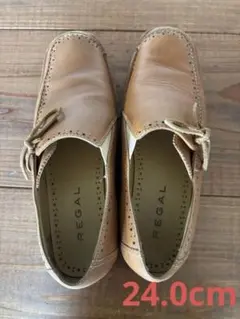 REGAL レザー ローファー 24cm ベージュ　ドライビングシューズ