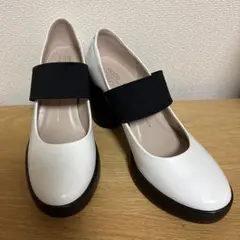 ecco エコー レザー パンプス ホワイト38 Sculpted Motionのサムネイル