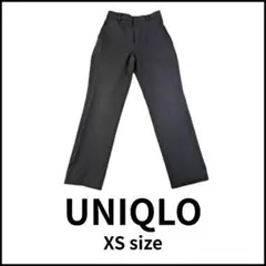 【美品】ユニクロ スラックス パンツ オフィスカジュアル 黒 XS