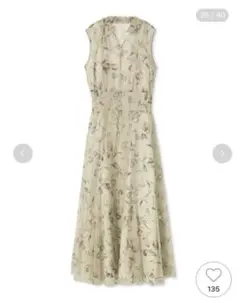 CELFORD セルフォード　レイヤードフラワープリントワンピース