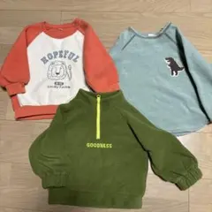 バースデイフリース トレーナー 3点セット 90-100センチ