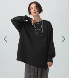 LEPSIM 今季2wayヘンリーネックチュニック ブラック