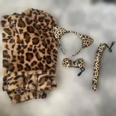 ヒョウ柄コスプレ衣装セット