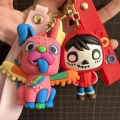 【新品】リメンバー・ミー キーホルダー2体セット