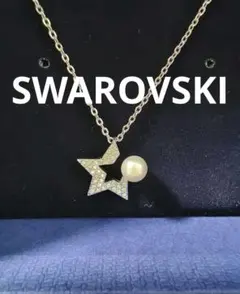 極美品】SWAROVSKIスワロフスキー 音符モチーフ ネックレス - メルカリ