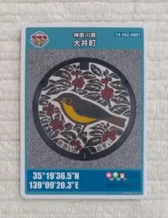 マンホールカード　大井町(神奈川県)ロット007第7弾