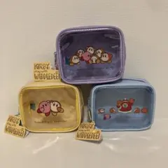 星のカービィ play with ワドルディ　前面クリアポーチ　3種