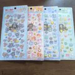 プチドロップステッカー　ジュエルプチドロップ　トムアンドジェリー　4点セット