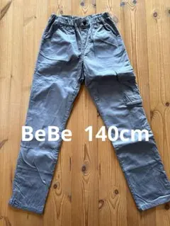グレー カーゴパンツ 140cm BeBe