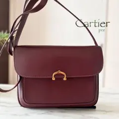 極美品　カルティエ Cartier ショルダー　バッグ パンテール レザー Cartier（カルティエ） パンテール ブランドオフ レザー ショルダー