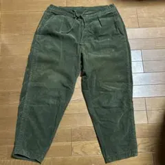 Barbour コーデュロイ ワークパンツ オリーブグリーン