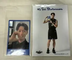 シーホース三河　元澤誠　チェキ風トレカ　チップス写真