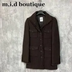 m,i,d boutique 日本製 ツイードジャケット 38