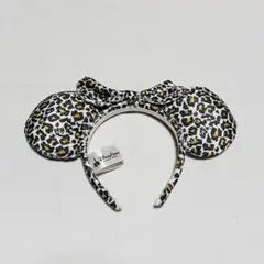 海外ディズニー　カチューシャ　ヒョウ柄　レオパード柄　ブラウン