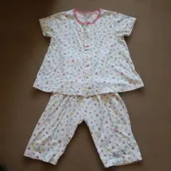 果物柄　女の子　90cm 腹巻き付き半袖パジャマのサムネイル