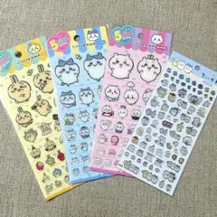 ちいかわシール 　4枚セット　５サイズステッカー　ぷっくりあしーる