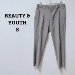 ビューティーアンドユース　パンツ　テーパード　オフィカジ　ストレッチ　日本製　S