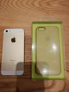 ★純正レザーケース付き★Apple iPhone SE 第1世代
