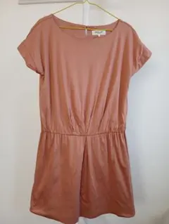 SOUP 半袖ひざ丈ワンピース