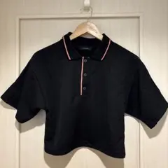 JEANASIS バイカラーラインショートポロシャツのサムネイル