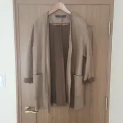 ZARABASICザラノーカラーコートキャメル